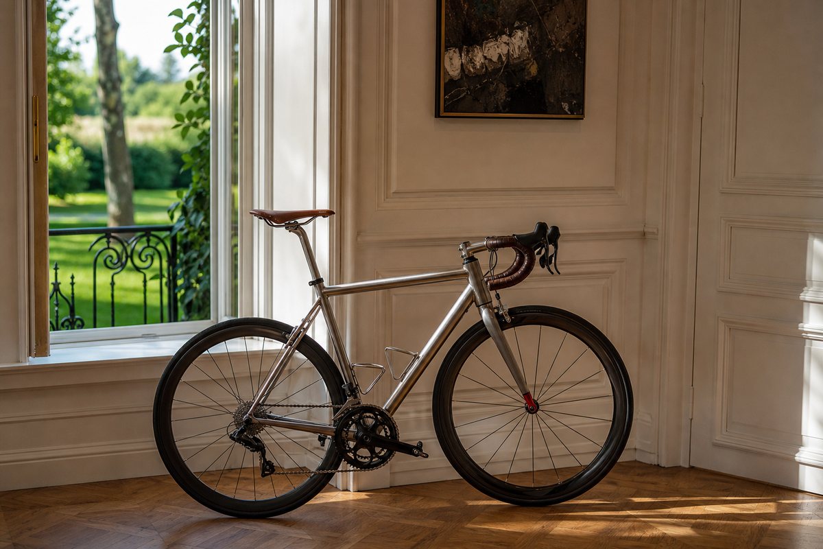 Réalisation de vélo sur mesure en titane Titanovelo