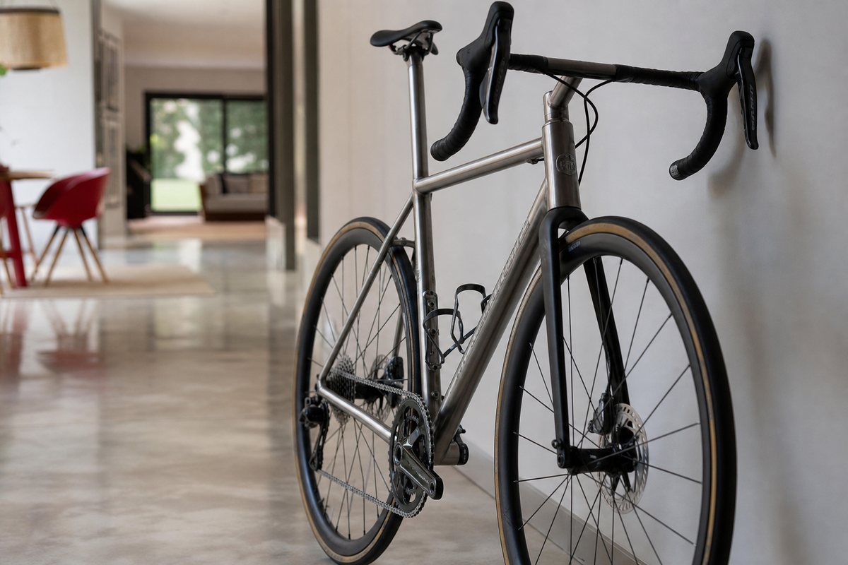 Réalisation de vélo sur mesure en titane Titanovelo